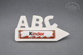 ABC Kinder Schokoladenhalter aus Keraflott – Kreative Geschenkidee mit Kinder Schokolade