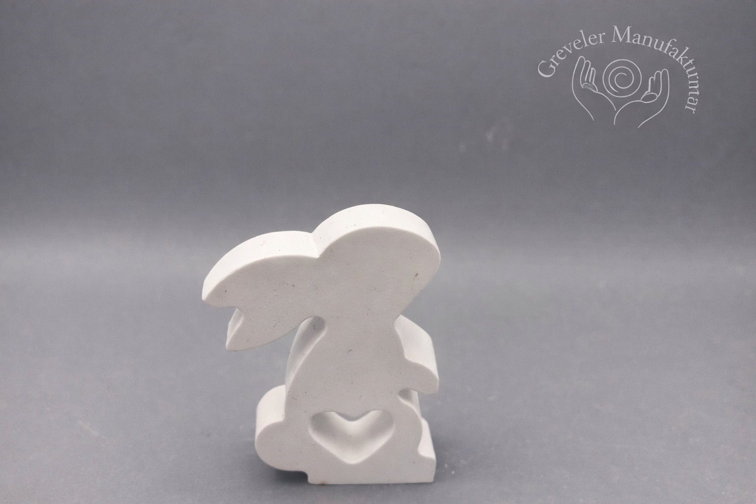 Deko-Hase aus Keraflott – handgefertigt & pur