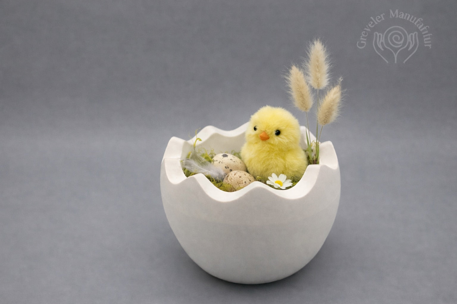 Deko-Ei aus Keraflott – handgefertigt & pur