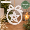 Weihnachtlicher Anhänger Stern – Greveler Manufaktur, KI-unterstützt